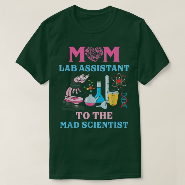 Camiseta Mãe Assistente Do Laboratório Para O Nascimento Do (Frente do Design)