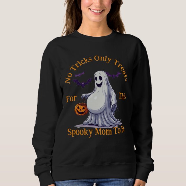 Camiseta Mãe Assustadora Para Ser Fantasma (Frente)