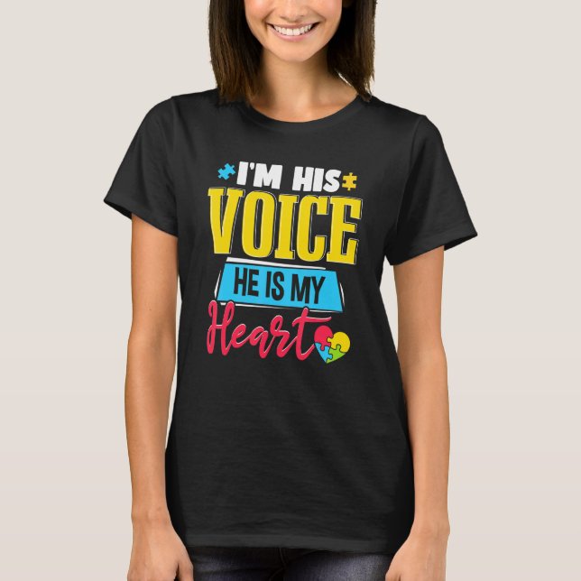 Camiseta Mãe Autismo do Coração (Frente)