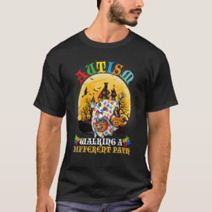 Camiseta Mãe Autista Bandeira EUA Gráfico Apoio Autismo