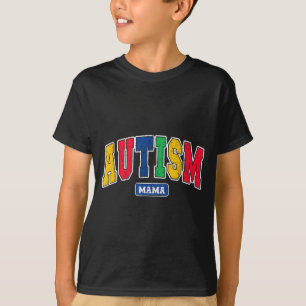 Camiseta Mãe autista mãe ausome conscientização mãe seja ge