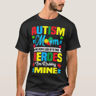 Camiseta Mãe Autista Procura Heróis Por Mulheres 2020