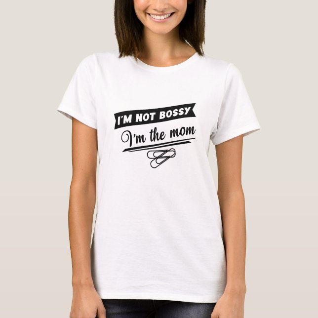 Camiseta Mãe Autoritária - Presente Engraçado para (Frente)