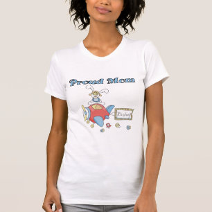 Camiseta Mãe-Avião Orgulhoso É um camiseta-Rapaz e presente