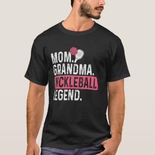 Camiseta Mãe Avó Lenda do Pickleball Jogadora Engraçado Pic