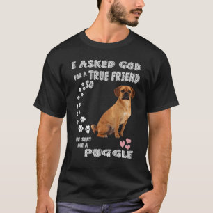 Camiseta Mãe Beagle Pug Bebê Puggle Pai Fantasia Puggle Fof
