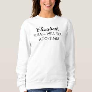 Camiseta Mãe Bonus POR FAVOR ME ADOTE Proposta de Adoção
