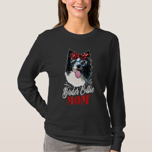 Camiseta Mãe Border Collie Cachorro Border Collie Fofo