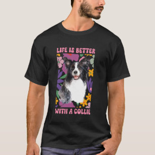 Camiseta Mãe Border Collie De Uma Mãe Border Collie