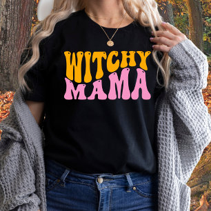 Camiseta Mãe Bruxinha Fofa Mãe Bruxa Dia das Bruxas