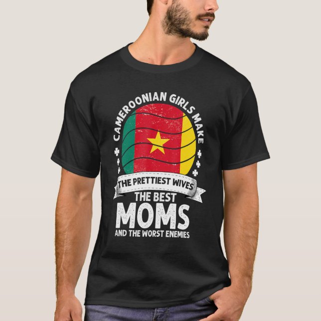 Camiseta Mãe Camaronesa Dia das Mães Mamãe Camaronesa Ameri (Frente)