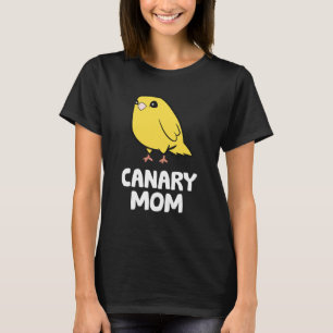 Camiseta Mãe Canário Canário Amarelo Mamãe