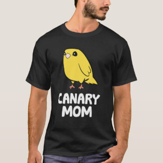 Camiseta Mãe Canário Canário Amarelo Mamãe