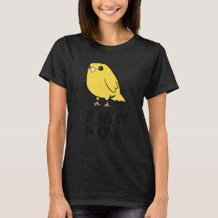 Camiseta Mãe Canário Cuida do Canário Passarinho Canário