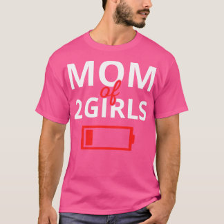 Camiseta Mãe Cansada De 2 Meninas II