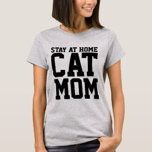 Camiseta MÃE CAT, FIQUE EM CASA, T-shir T