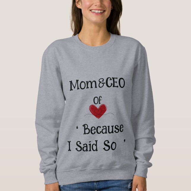 Camiseta Mãe&CEO, Dia de as mães (Frente)