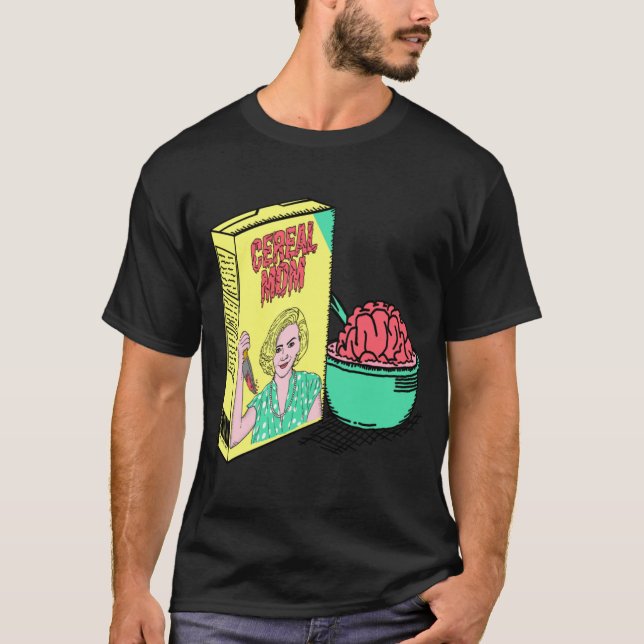 Camiseta Mãe Cereal retrô (Frente)