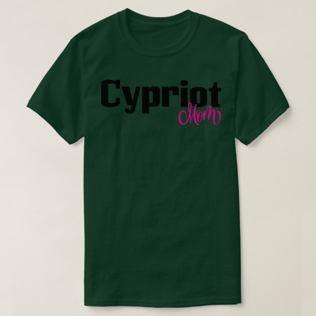 Camiseta Mãe cipriota (Frente do Design)