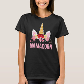 Camiseta Mãe Citação Mamacorn Legal Dia de as mães 12