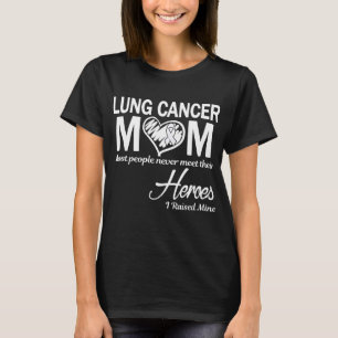 Camiseta Mãe com Câncer de Pulmão Eu Criei o Meu