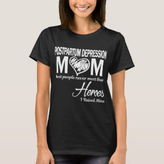 Camiseta Mãe com Depressão Pós-Parto Eu Criei a Minha