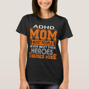 Camiseta Mãe com TDAH Eu Criei os Meus
