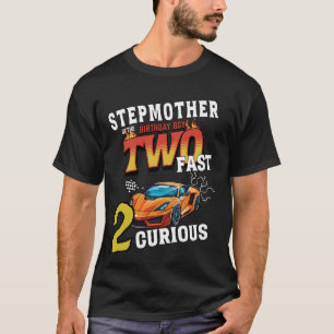 Camiseta Mãe Da Corrida De Menino De Aniversário De Dois An