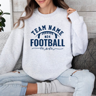 Camiseta Mãe da Equipe Azul de Futebol do Marinho Personali
