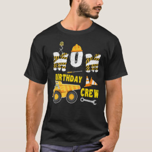 Camiseta Mãe Da Família de Construção do Aniversário Matchi