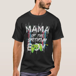 Camiseta Mãe Da Família De Jogadores De Aniversário