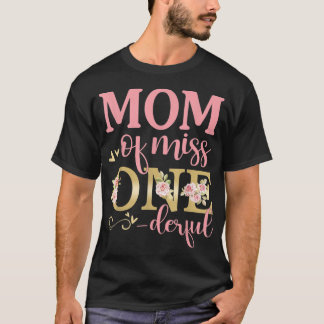 Camiseta Mãe da Família de primeiros aniversarios Maravilha