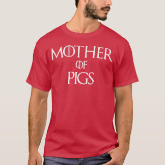 Camiseta Mãe da família dos porcos