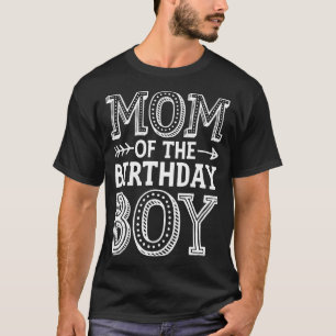 Camiseta Mãe da Família Mamãe Engraçada de Aniversário