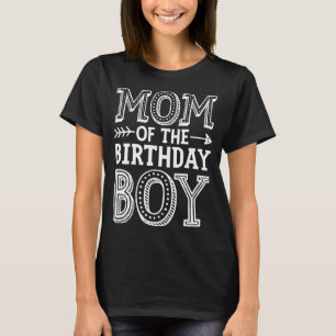 Camiseta Mãe da Família Mamãe Engraçada de Aniversário