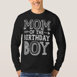 Camiseta Mãe da Família Mamãe Engraçada de Aniversário