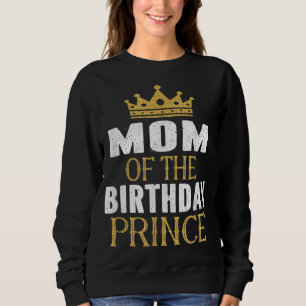 Camiseta Mãe Da Festa De Aniversário Do Príncipe Boys Bday