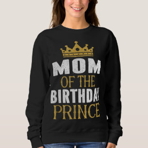 Camiseta Mãe Da Festa De Aniversário Do Príncipe Boys Bday