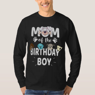 Camiseta Mãe Da Festa Do Cachorro De Aniversário Pupi-Los