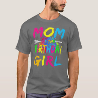 Camiseta Mãe da Garota de Aniversário Festa de 80 menino