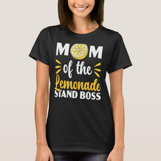 Camiseta Mãe Da Limonada Stand Boss Lemon Fruta B (Frente)