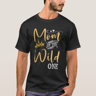 Camiseta Mãe da Mamãe de aniversário do Wild One Baby Boys