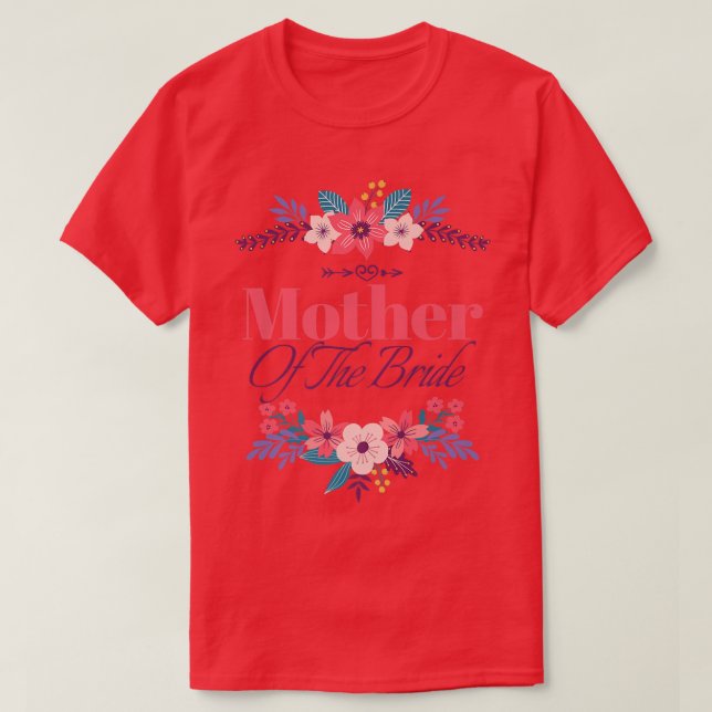 Camiseta Mãe da Noiva Chuva de Presentes Casamento Matc (Frente do Design)