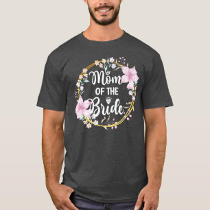 Camiseta Mãe Da Noiva Chuveiro De Noiva Mãe Da Noiva