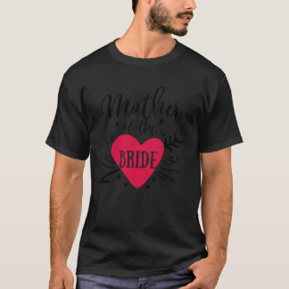 Camiseta Mãe Da Noiva - Coração De Seta Casamento Solteirão