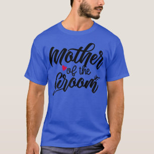 Camiseta Mãe da Noiva de Setas e Coração Casamento e