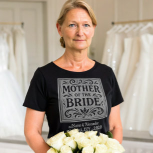 Camiseta Mãe da Noiva Ensaio de Casamento Romântico