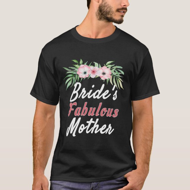 Camiseta Mãe Da Noiva Fabulosa Casamento Mãe (Frente)