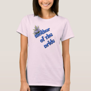 Camiseta Mãe Da Noiva Festa Bridal De Casamento Bonito