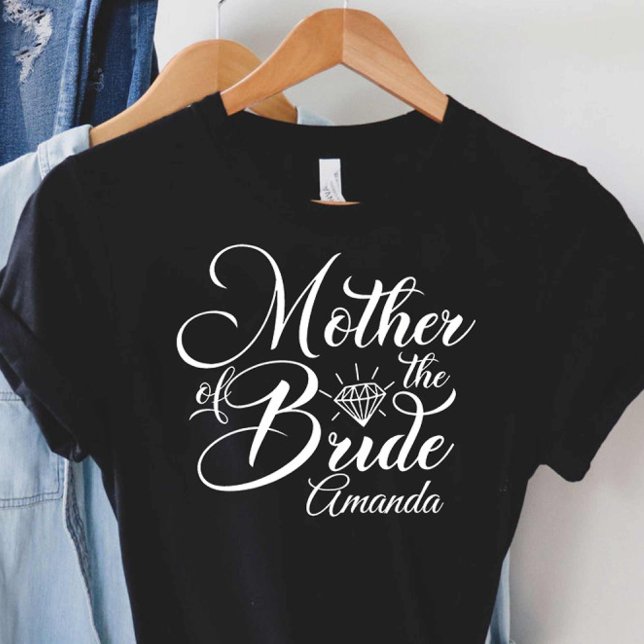 Camiseta Mãe Da Noiva Festa Bridal Do Casamento T-Sh (Criador carregado)